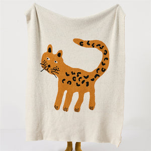 Wicked Leopard Blanket & Cushion Cover - OPALAIN