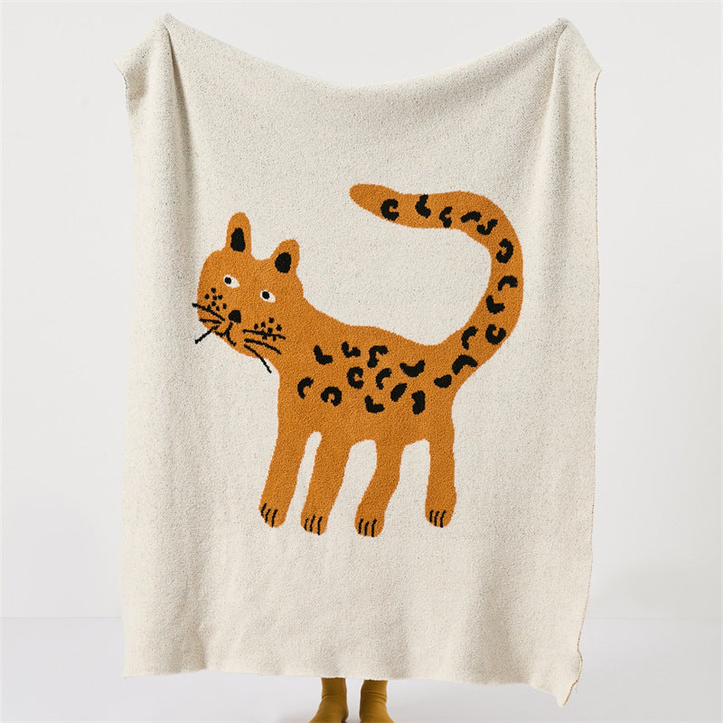 Wicked Leopard Blanket & Cushion Cover - OPALAIN